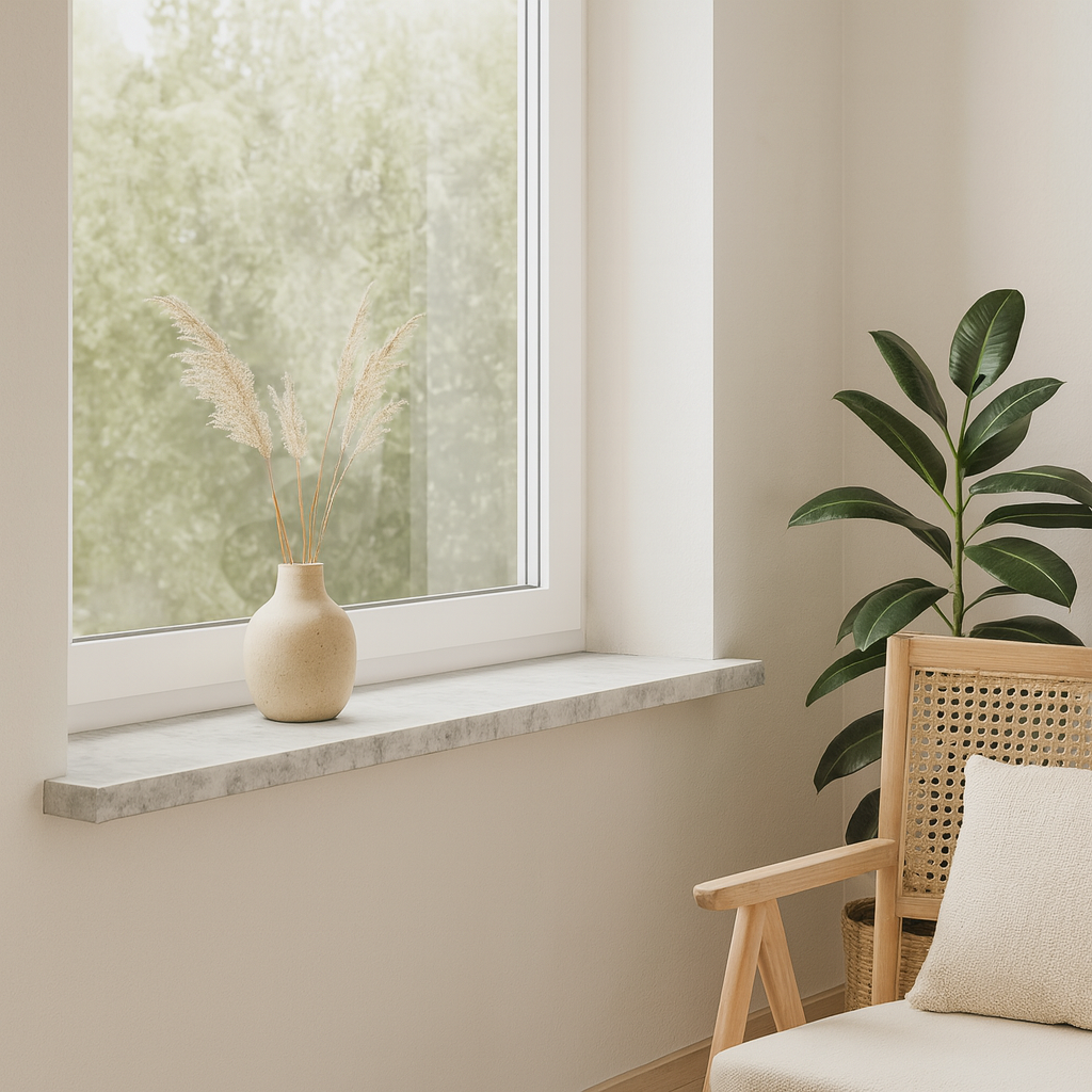 Parapet Ambiente Light do białych okien - elegancka aranżacja