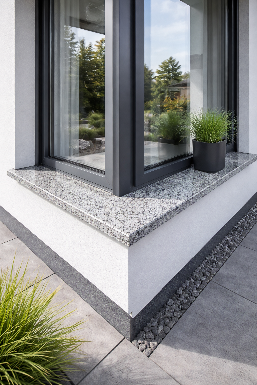 parapet z polskiego granitu strzegom