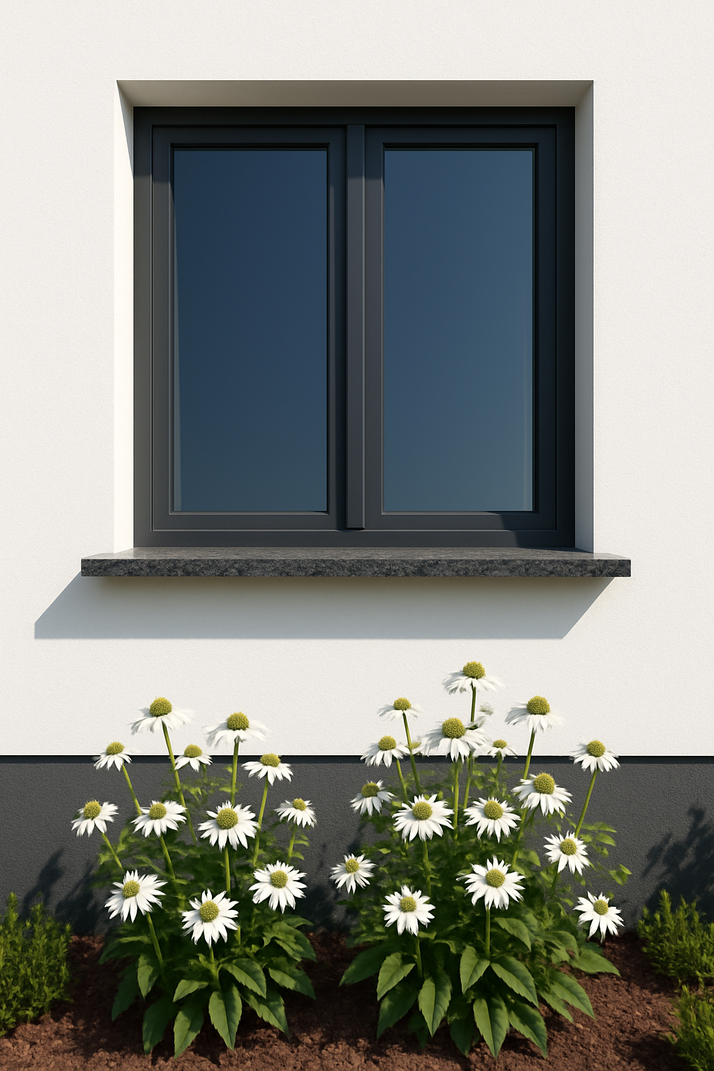 parapety zewnętrzne antracyt