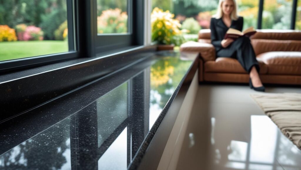 nowoczesne parapety granitowe