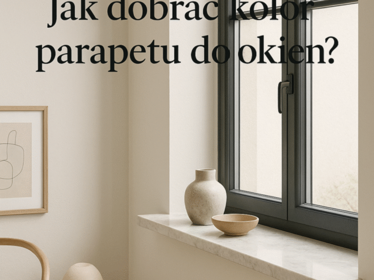 Poradnik: Jak dobrać kolor parapetu do okien?