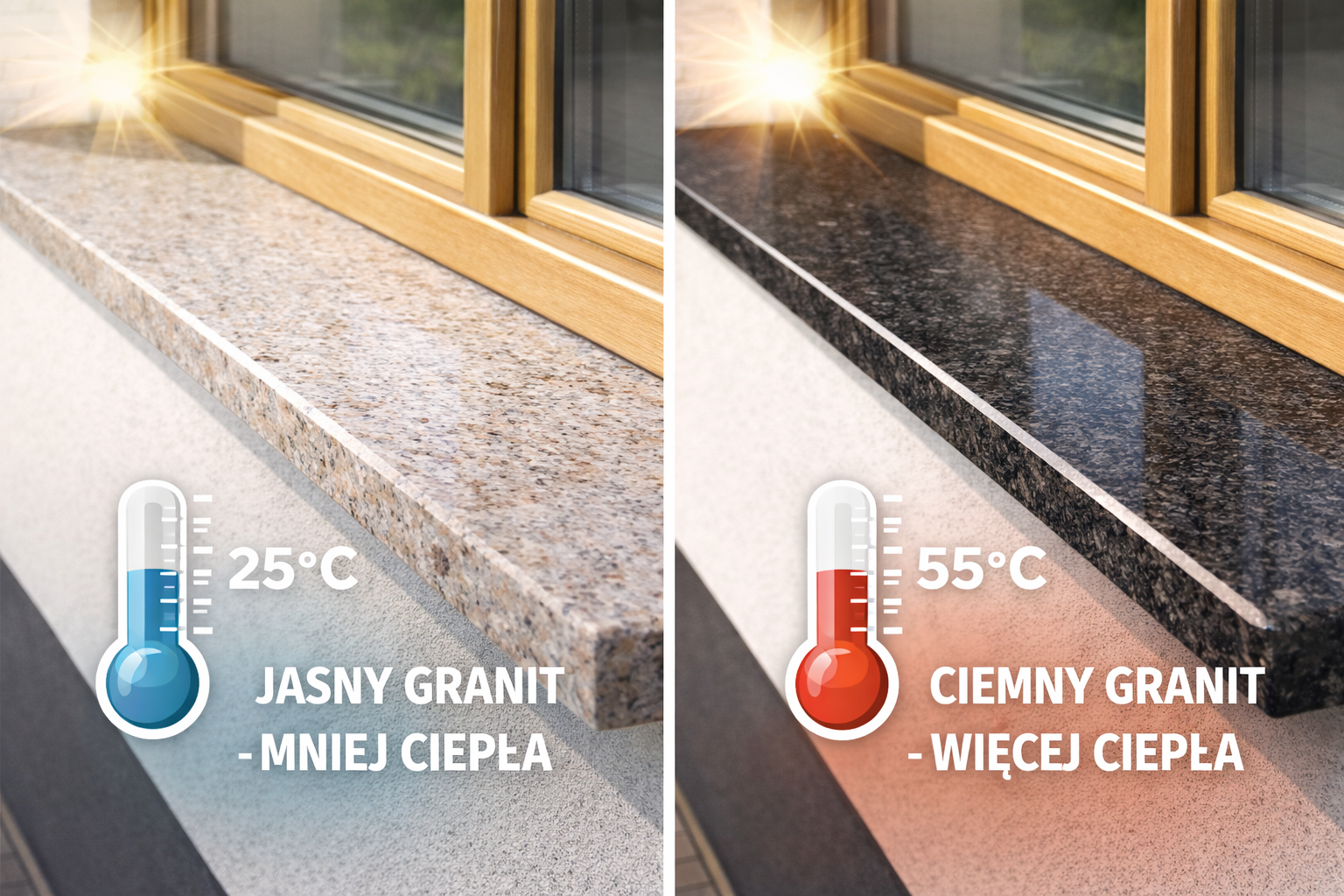 Dlaczego parapet zewnętrzny się nagrzewa i czy to problem?