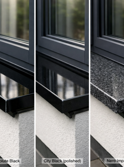 parapety zewnętrzne antracytowe